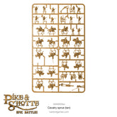Pike & Shotte Epic Battles cavalry sprue (tan)